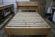 Alder full/double with 3 drawers, storage headboard