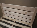 Fir horizontal-slat headboard