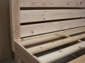 Fir horizontal-slat headboard